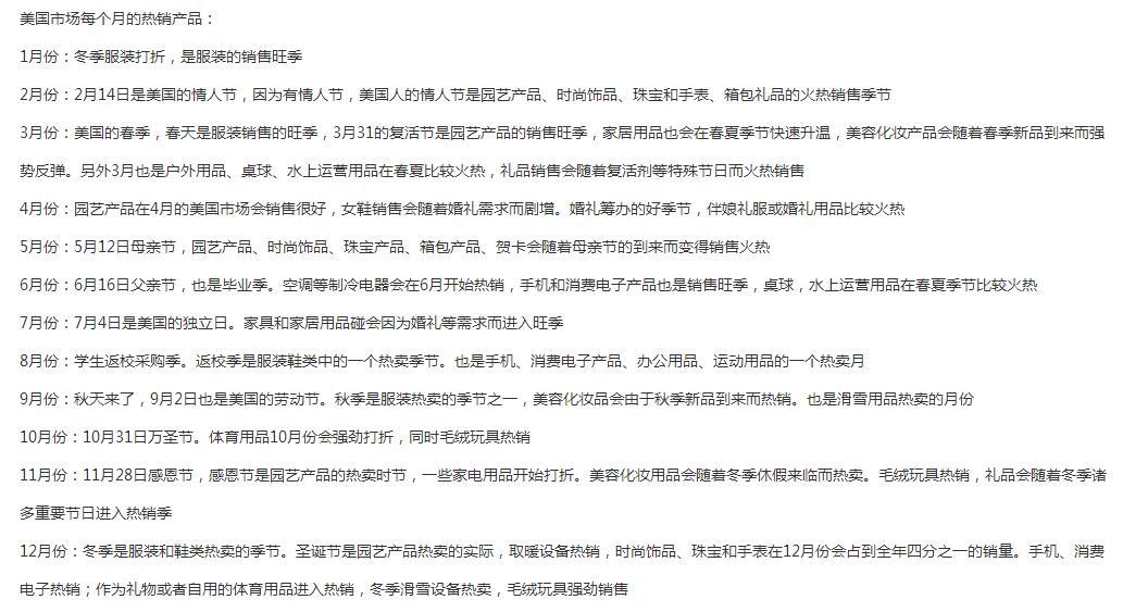 美國(guó)亞馬遜熱賣(mài)產(chǎn)品